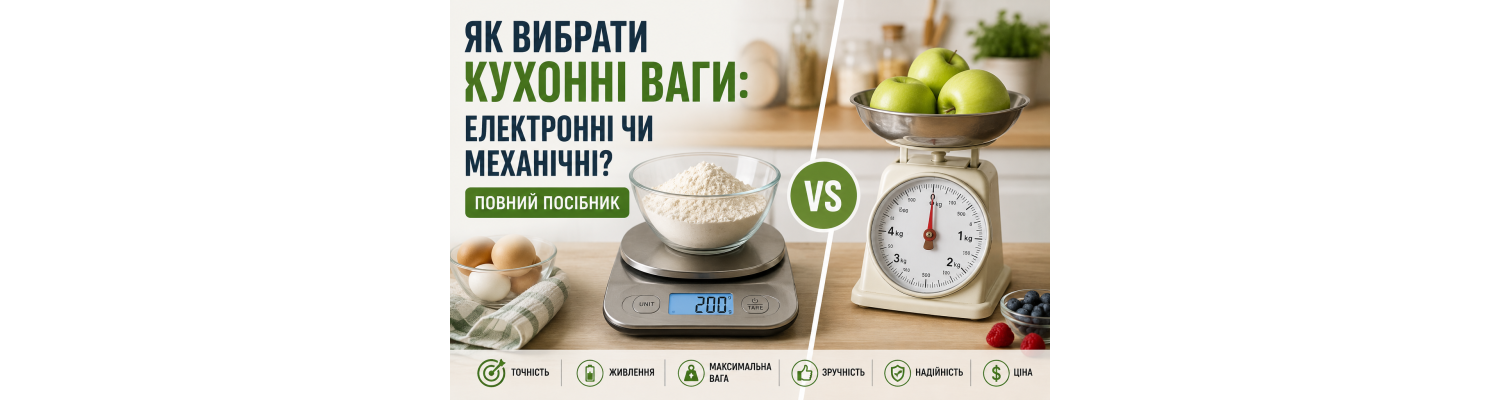 Як вибрати кухонні ваги: електронні чи механічні?