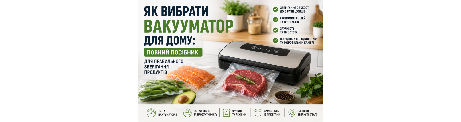 Як вибрати вакууматор для дому