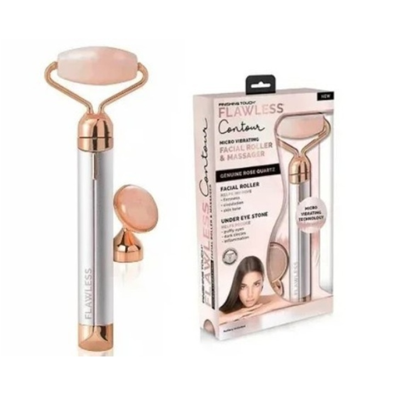 Ролик з масажером Flawlessl FACIAL ROLLER + MASSAGER