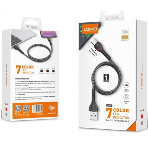 Кабель LDNIO LS481 micro USB cable 1м