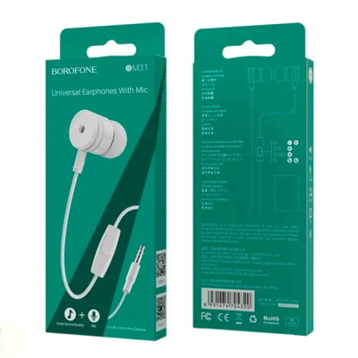 Наушники BOROFONE BM31 Mysterious universal earphones