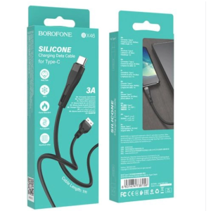 Кабель Borofone BX46 Rush Silicone USB - Type-C 3A/1m