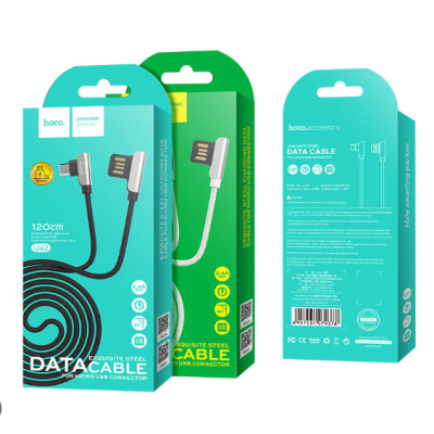 Прочный кабель Hoco U42 Exquisite Steel Micro USB Cable 1.2m