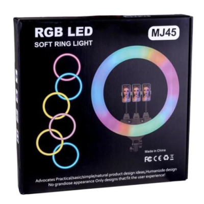Кольцевая LED лампа RGB MJ45 45cm