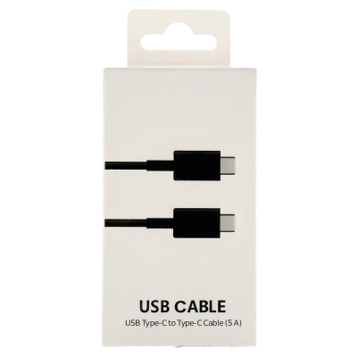 Кабель для зарядки Type-C – Type-C 45W Black Edition, 5A, 1 м 9917