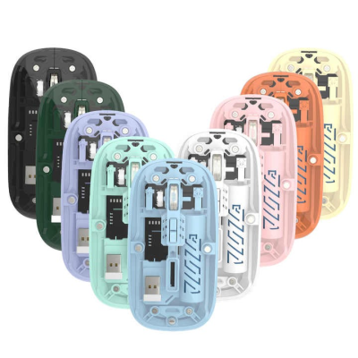 Мышка BT Recharge Transparent Mouse 501 (2.4G + Bluetooth 5.2)
