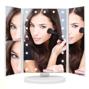 Зеркало для макияжа с подсветкой Magnifying Mirror - Тройное