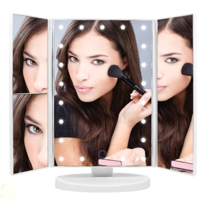 Зеркало для макияжа с подсветкой Magnifying Mirror - Тройное