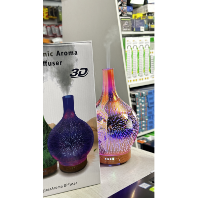 Увлажнитель воздуха в форме стеклянной вазы 7 color options