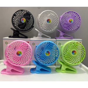 Вентилятор с аккумулятором, на прищепке, Mini Fan 2628-10