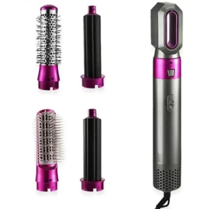 Фен-щетка стайлер Hot Air Styler 5в1 мультистайлер для завивки и укладки волос 1000 Вт