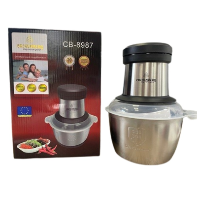 Электрический измельчитель Crownberg CB-8987, 800 Вт, 2 л (Молния)