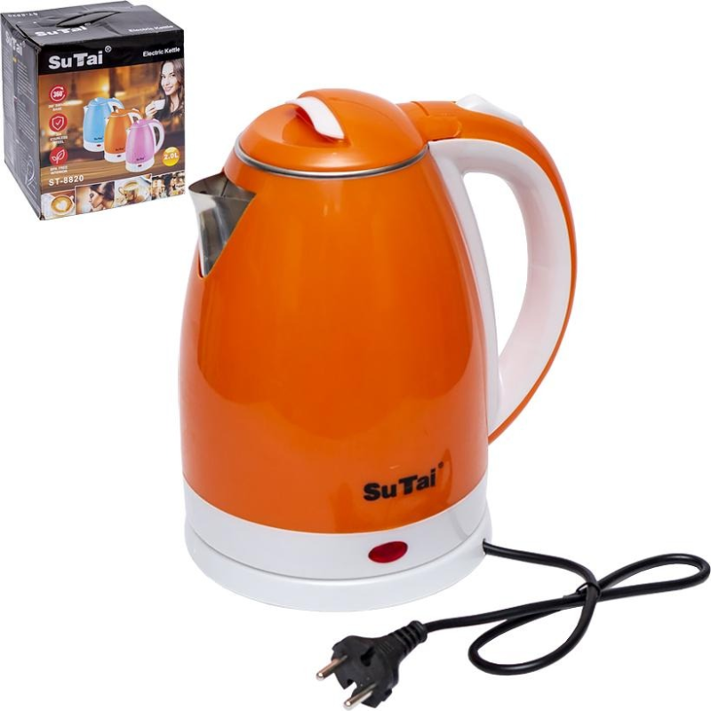 Электрочайник Su Tai ST-8820, 2 л, 1500–2000 Вт