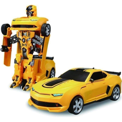 Трансформер-робот машина со звуком батареек AA SPORTS CAR JS001