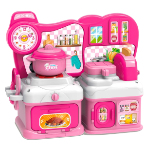 Кухня детская, 2 шкафчика, звуковое сопровождение, Kitchen 868-29