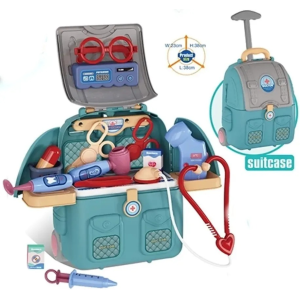 Детский игровой набор доктора в чемодане на колесах MEDICAL TOOLS 688-121A