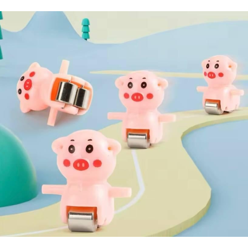 Интерактивная горка-трек Slide Pig со свинками и подъемником
