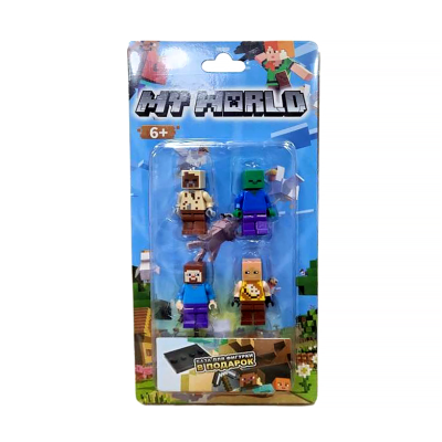 Набор фигурок My World - Minecraft. (1053)