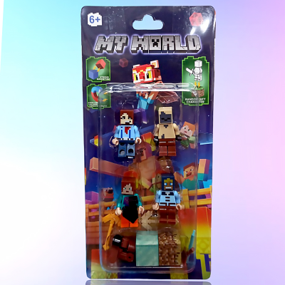 Набор минифигурок Minecraft LEGO (4 шт) 4011