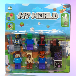 Набор минифигурок Minecraft (6 шт) 4015