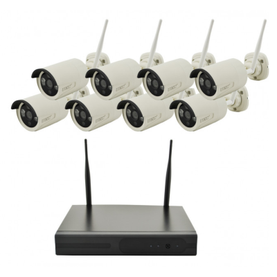 Комплект видеонаблюдения 5G Kit (8 беспроводных камер) WiFi 4ch NVR/DVR