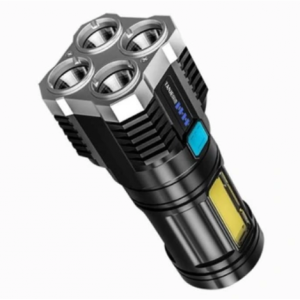 Фонарь аккумуляторный ручной TOPA F-905 4 LED с зарядкой от USB + боковым светом COB