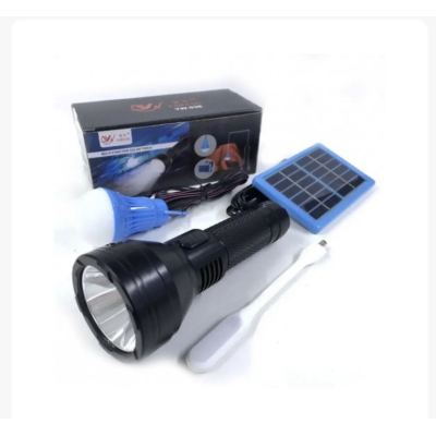 Фонарик ручной Bailong BL YW-038 hand torch +bulb+solar 8408
