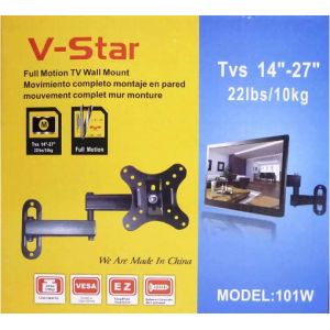 Настенный крепеж (кронштейн) V-Star 101W для ТВ с диагональю 14-27