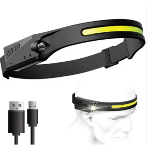 Налобный фонарь BL G28 XPE+COB USB CHARGE 8093