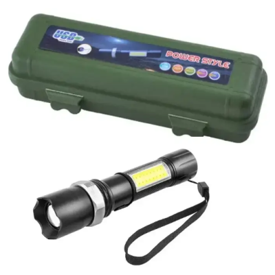 Фонарик ручной BL W546 + COB usb charge