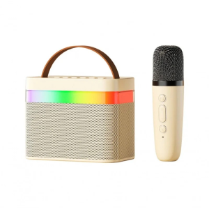 Портативная колонка К18, микрофон, RGB