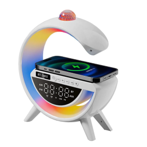 Ночник LED лампа RGB колонка в виде буквы G BT 3402