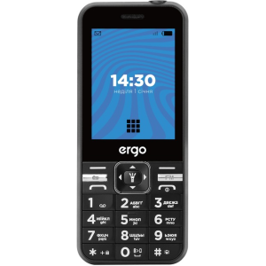Мобильный телефон ERGO E281 Dual Sim Black