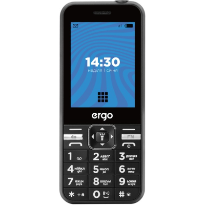 Мобильный телефон ERGO E281 Dual Sim Black