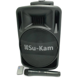 Активная акустическая колонка Su-Kam BT100D + 1 беспроводной микрофон