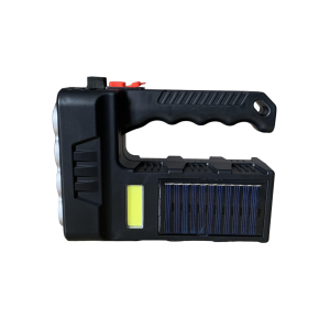 Фонарь ручной HX-8 COB Solar, 8 LED, боковой свет, солнечная панель, USB