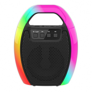 Портативная колонка ESS‑109B, Bluetooth/USB/SD/FM/AUX, светомузыка