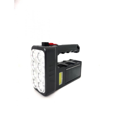 Фонарь аккумуляторный HX-8W, 8 LED, боковой свет, 4 режима, USB