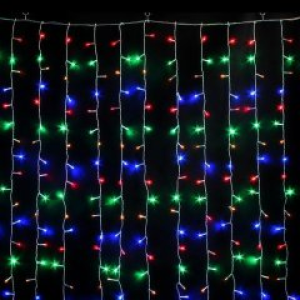 Xmas гирлянда LED (Водопад 3M*1.5M) 240-M-2 Мультицветная 7598