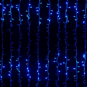 Гирлянда LED мощная Водопад 2,0мХ2,0м 240LED (синяя IT-RAINS-240-W 7599