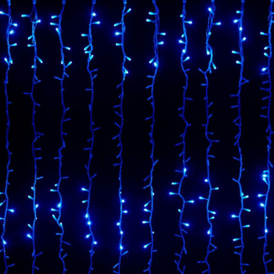 Гирлянда LED мощная Водопад 2,0мХ2,0м 240LED (синяя IT-RAINS-240-W 7599