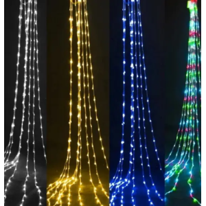 Xmas гирлянда LED (Водопад 3M*1.5M) 240-WW-2 Теплый белый 7600