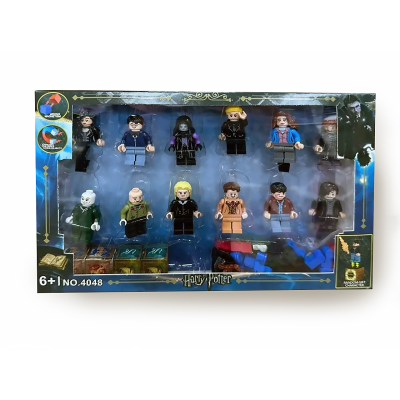Набор фигурок «Harry Potter», MOG4048, 12 фигурок + 1 сюрприз, магнитные кубики