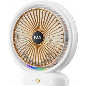 Вентилятор настольный Fantasy Color Fan F14, аккумуляторный, 3 режима, подсветка, Type-C