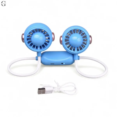 Вентилятор на шею Summer Fan SM-A8, с аккумулятором, двойной, Type-C