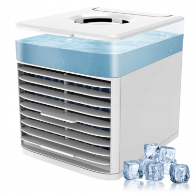 Водяной охладитель воздуха (мини-кондиционер) Ultra Air Cooler AT-2561L, с подсветкой, 3 режимама