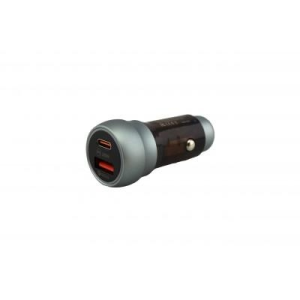 Автомобильное зарядное устройство C01, Type-C и USB, 38 Вт, быстрая зарядка