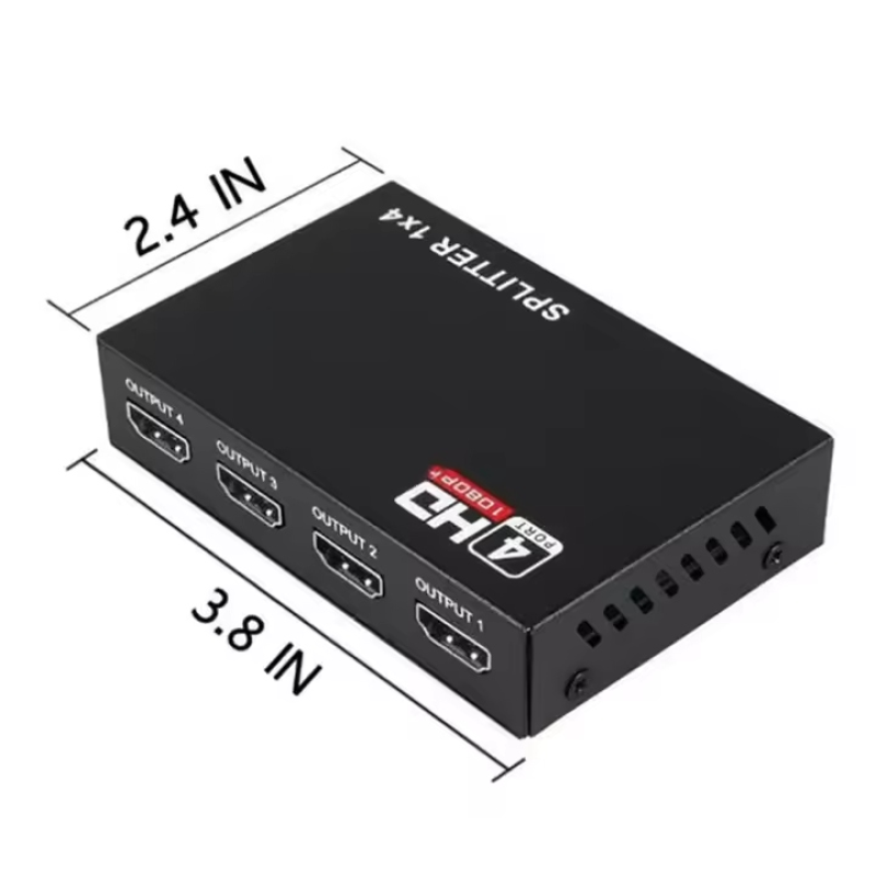 HDMI разветвитель на 4 порта HDMI SPLITTER 1×4