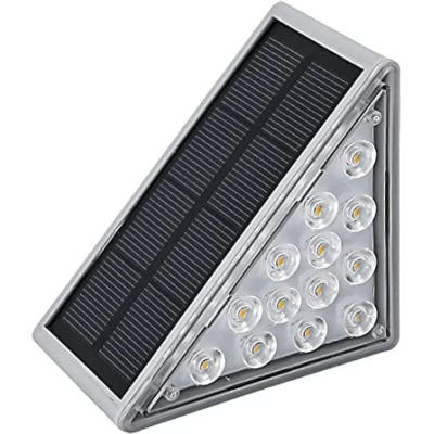 Садовый солнечный светильник для лестниц, 8 LED, 8×8×5,5 см,