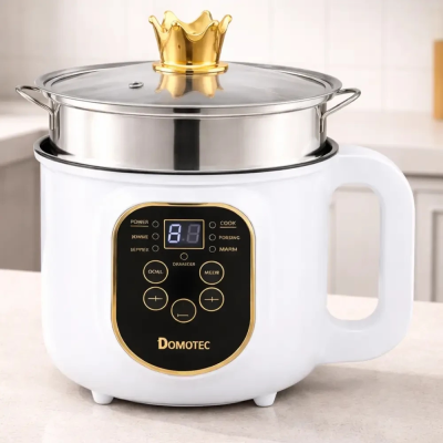 Электрическая кастрюля Domotec MS-7729, 1.8 л, 2000 Вт, с пароваркой